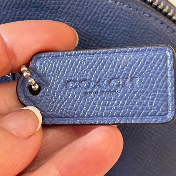 Coach  Mini Sierra Satchel cotton flower, blue in excellent used condition - Picture 5 of 13